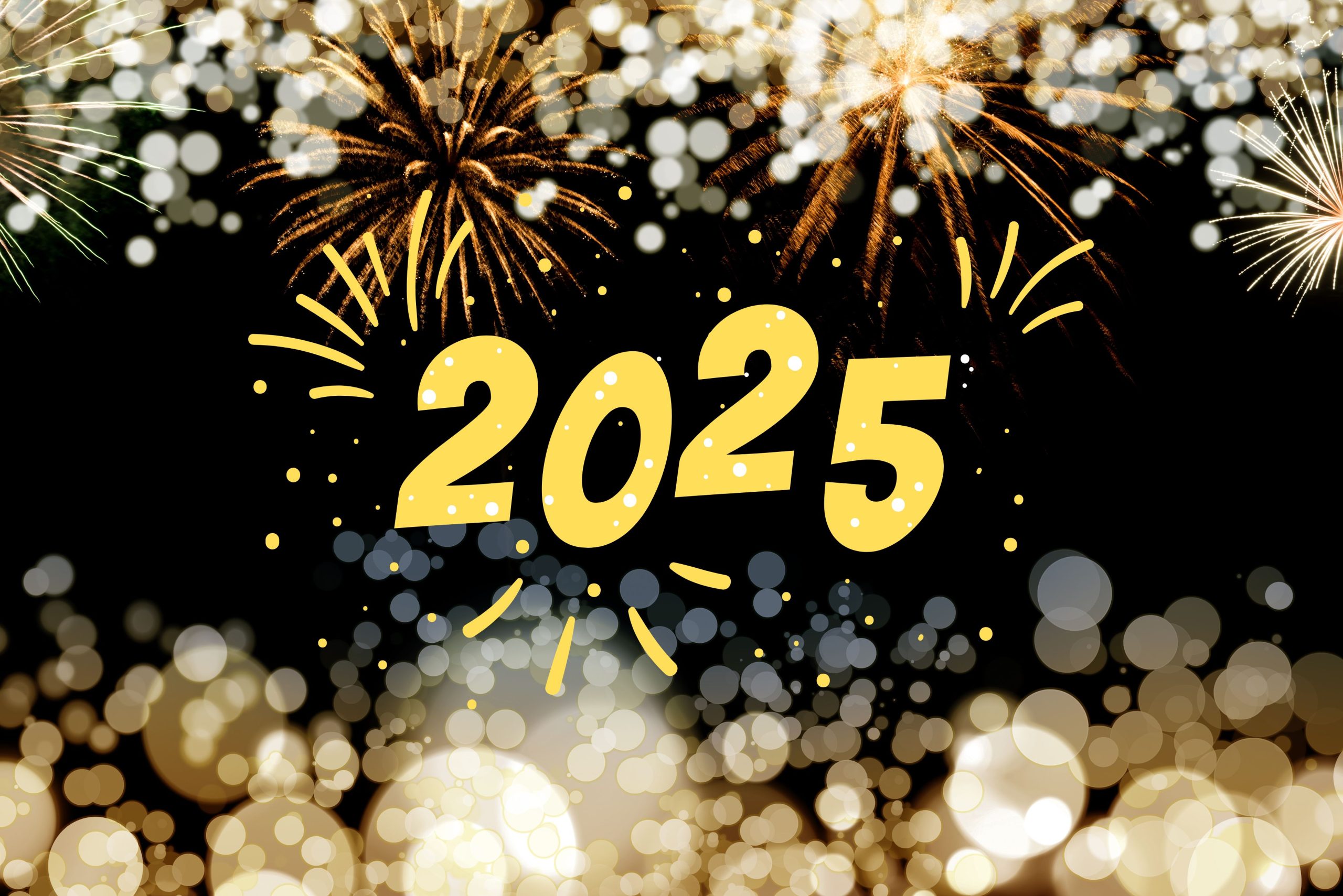 Happy new year 2025 4k image ^ It is time to forget the past and celebrate a new start